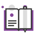Icono de libro abierto