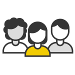 Ilustración de un grupo de personas Ilustración de un grupo de personas